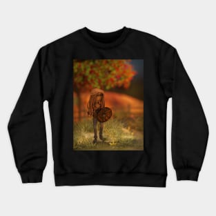 Warrior fantasy scene Crewneck Sweatshirt